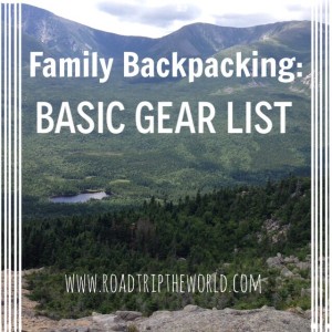 Family Backpacking 101- Basic Camping Gear