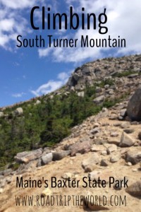 Climbing South Turner Mountain in Baxter State Park