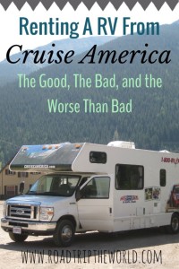 Renting a RV With Cruise America