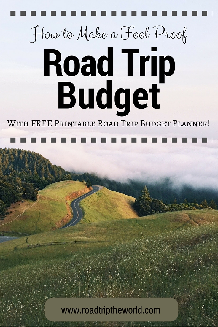 Free road trip planner template