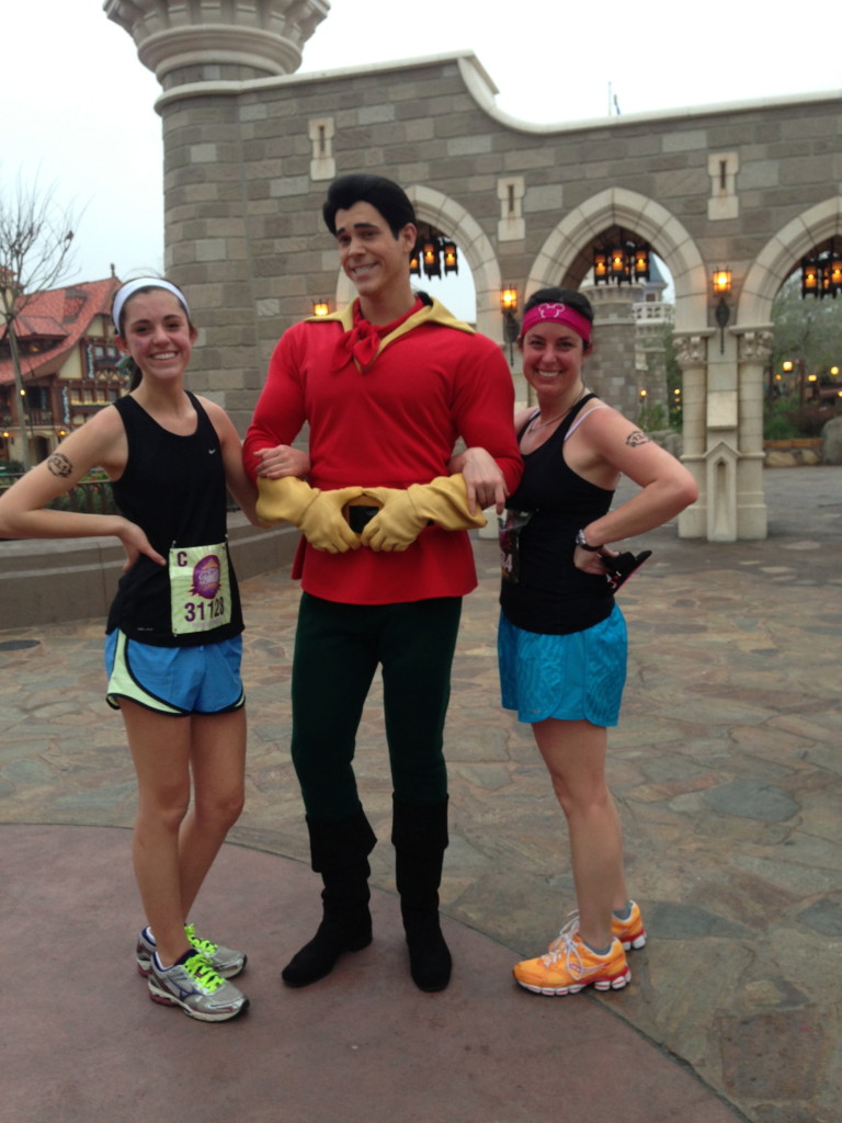 Gaston at Disney Princess Half Marathon