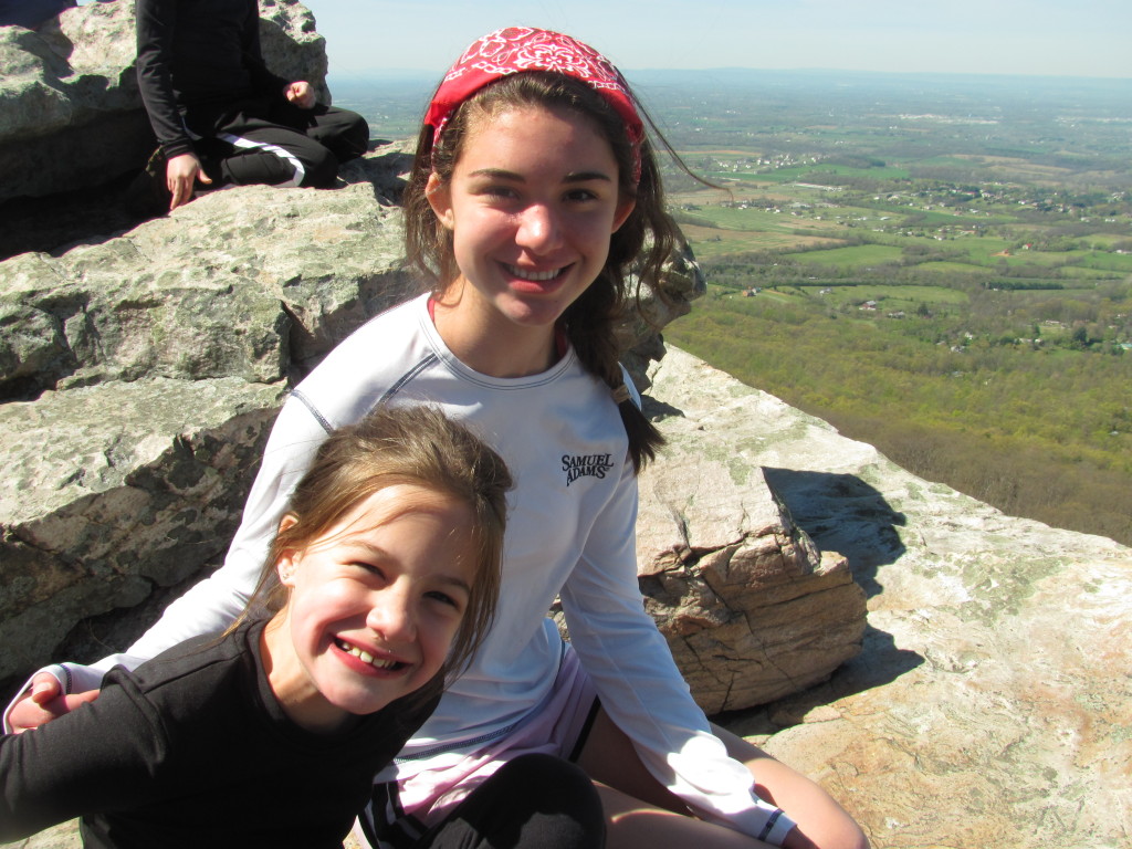 Backpacking with kids Annapolis Rocks on the Appalachian Trail