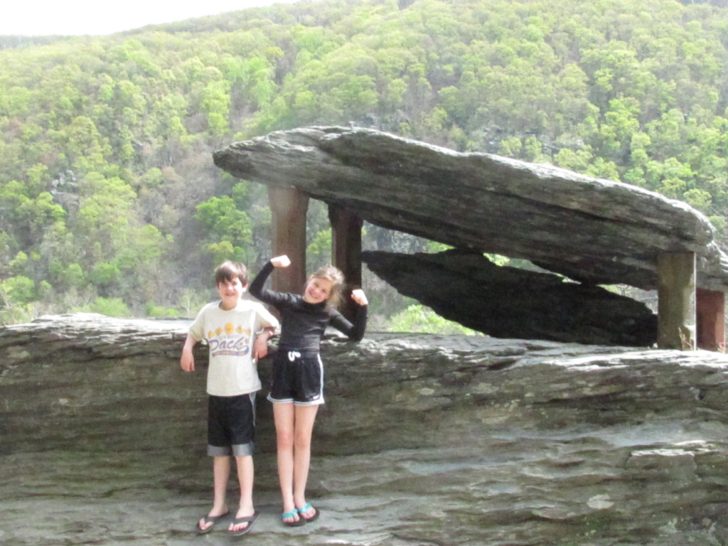 Maya and Garrett at Jefferson's Rock- Harpers Ferry National Historical Park