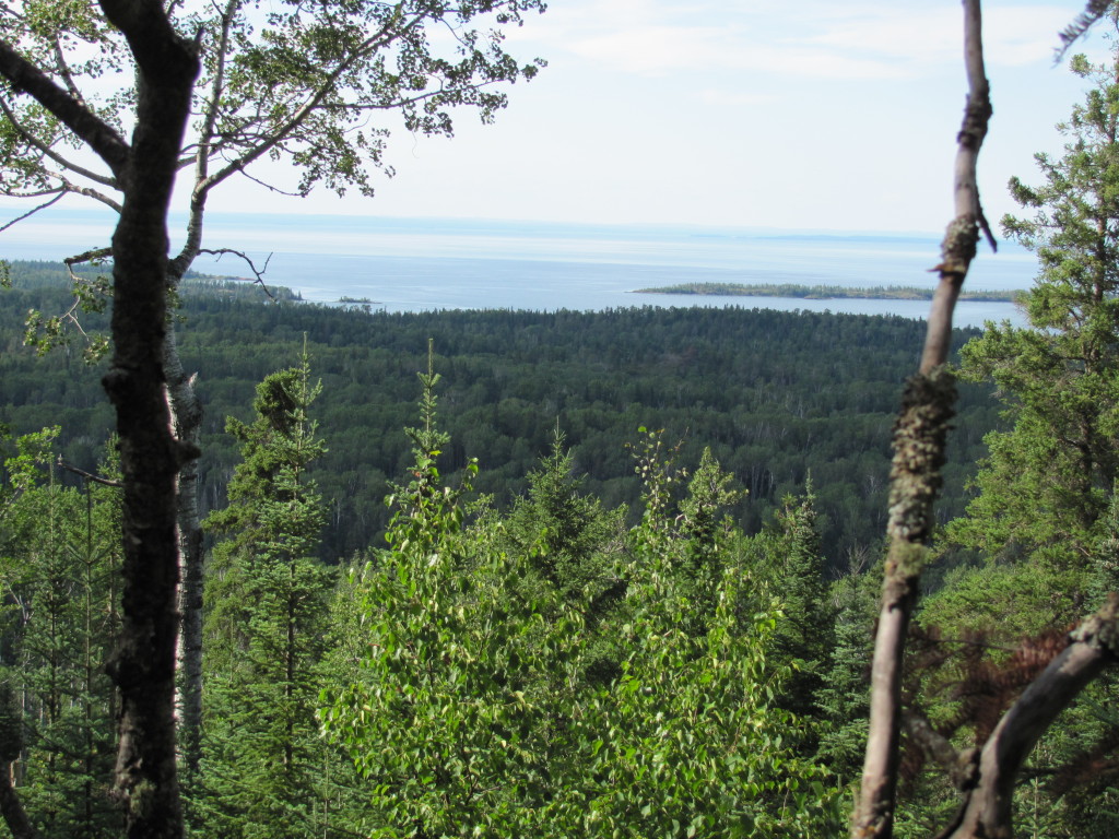 Lake Superior on the Lane Cove Trail in Isle Royale National Park