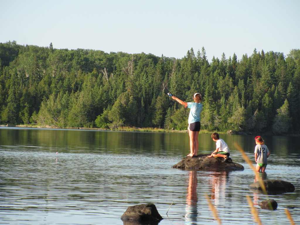 Fishing in Lane Cove at Isle Royale National Park