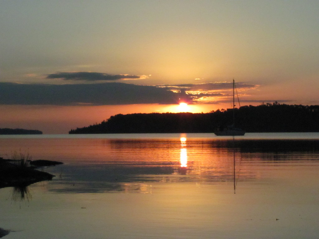 Sunrise at Moskey Basin in Isle Royale National Park