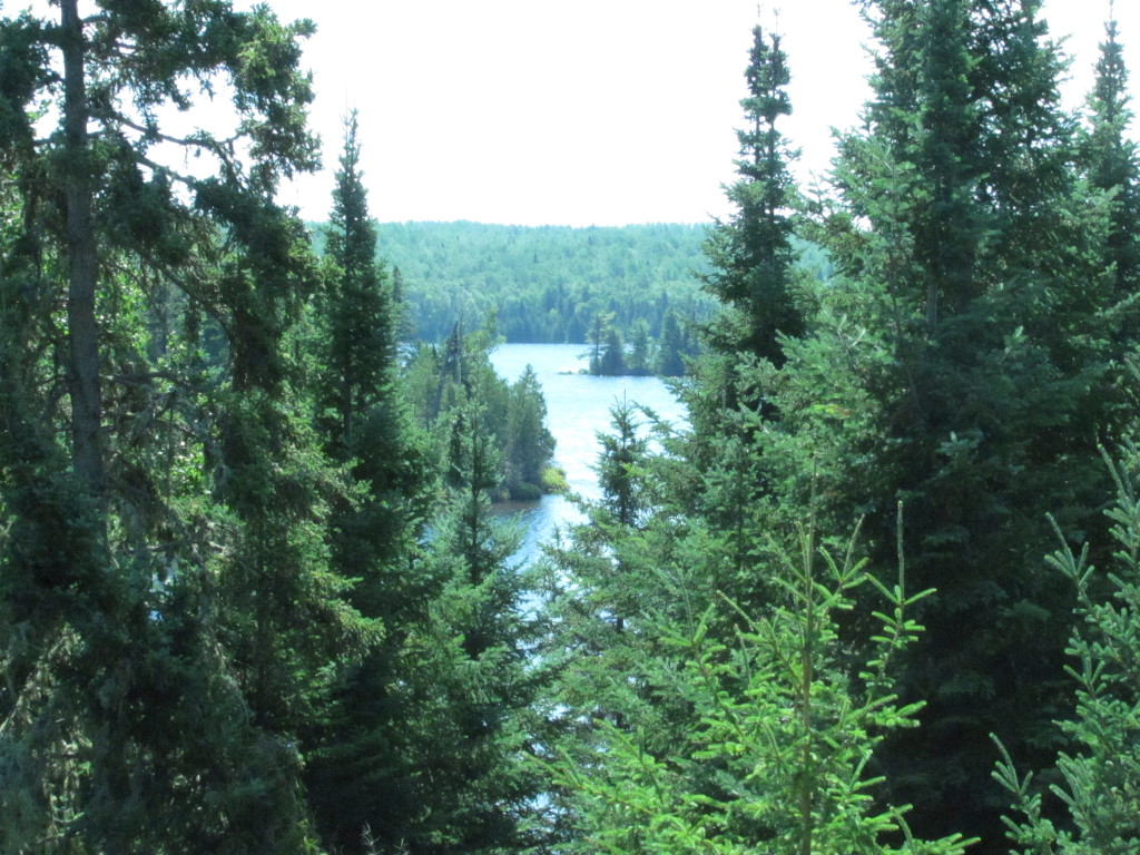 View of Lake Richie From the Indian Portage Trail in Isle Royale National Park