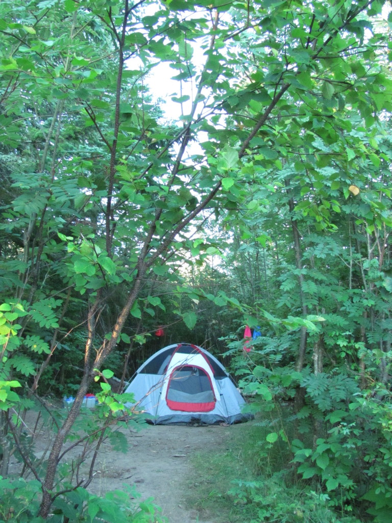 Camp at West Chickenbone Lake
