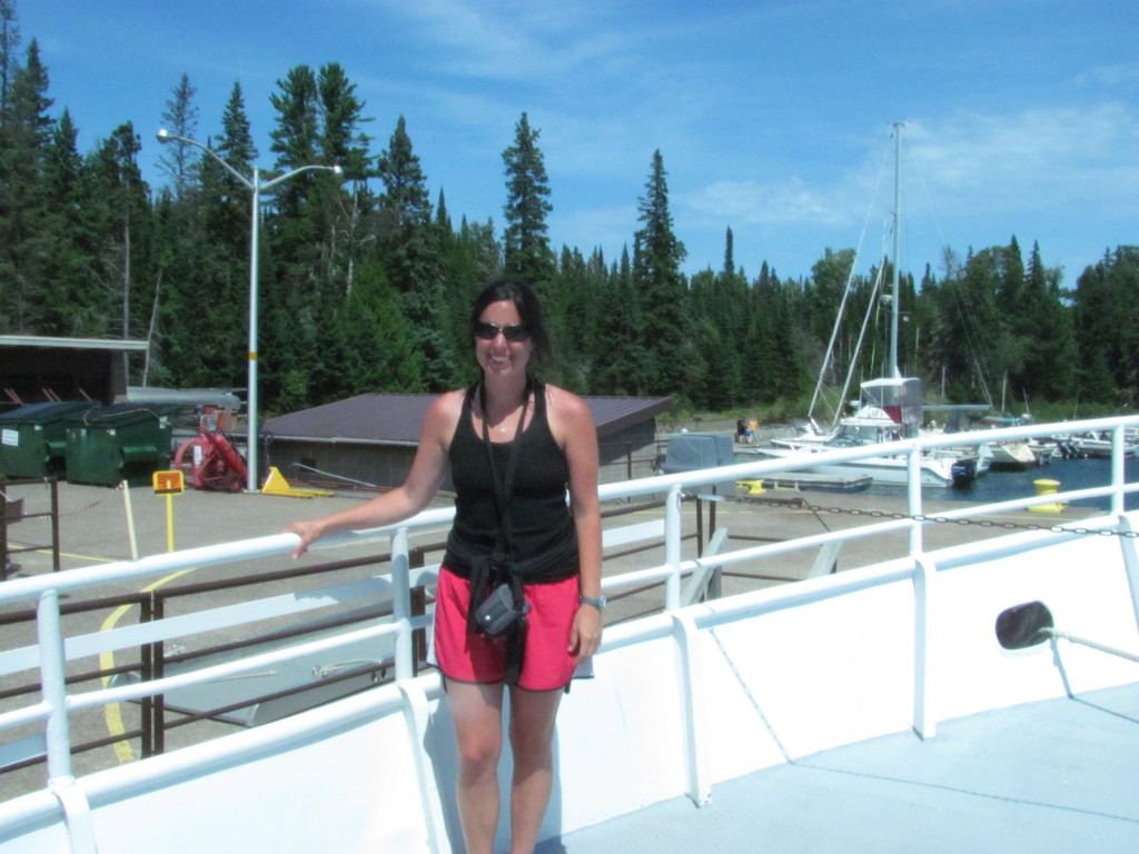 On the Isle Royale Queen Returning Home