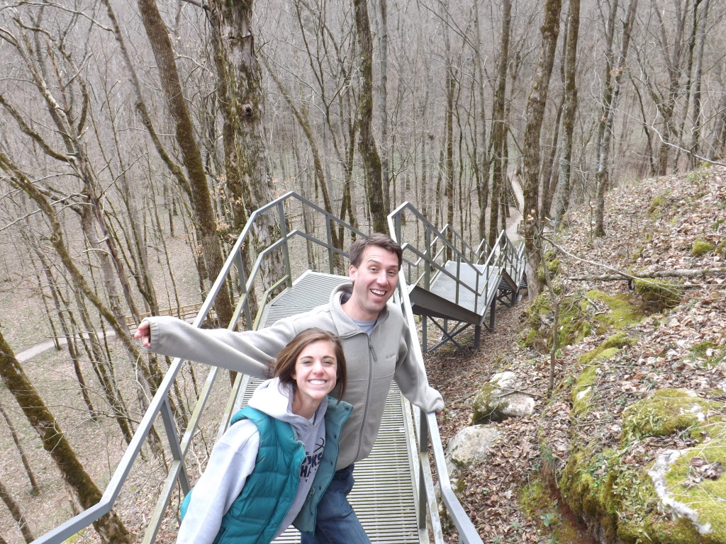 Naomi and Garrett On the Cedar Sink Trail in Mammoth Cave National Park