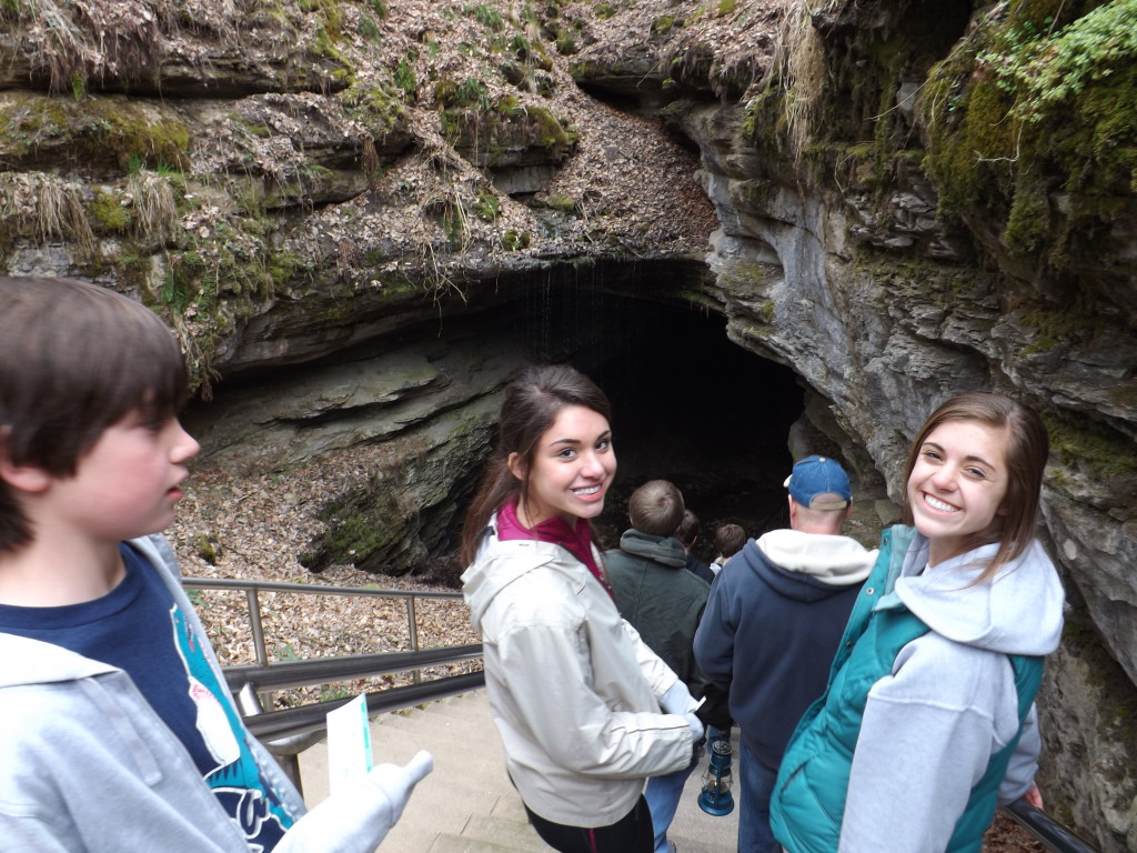 Entering Mammoth Cave for the Violet City Lantern Tour