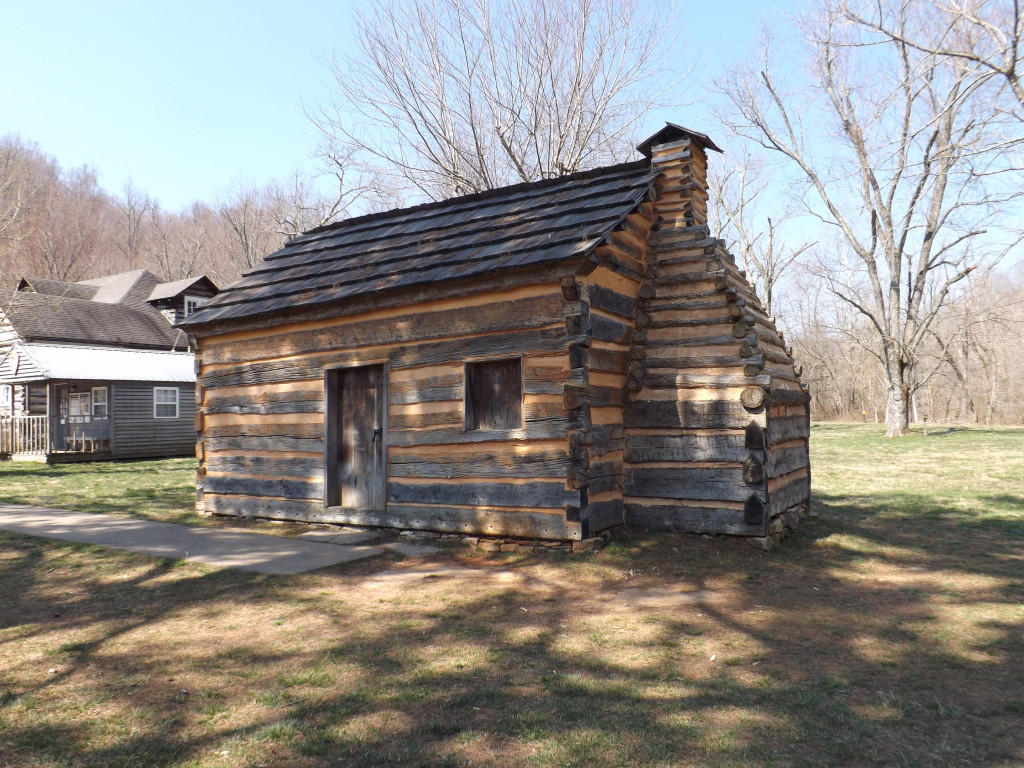 Symbolic Cabin at Lincoln's Boyhood Home at Knob Creek