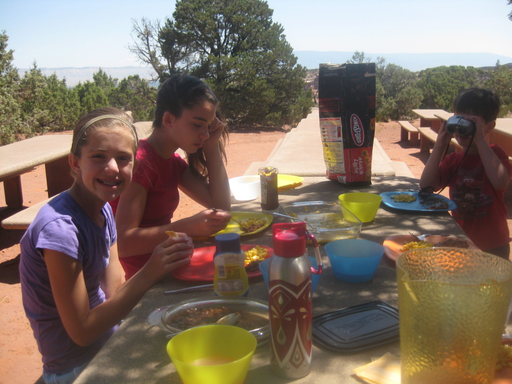 Picnic in Colorado National Monument