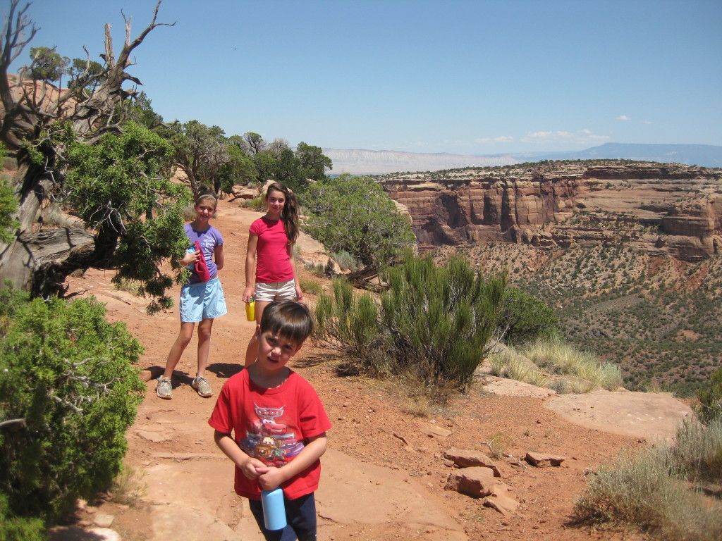 Canyon Rim Trail in Colorado National Monument