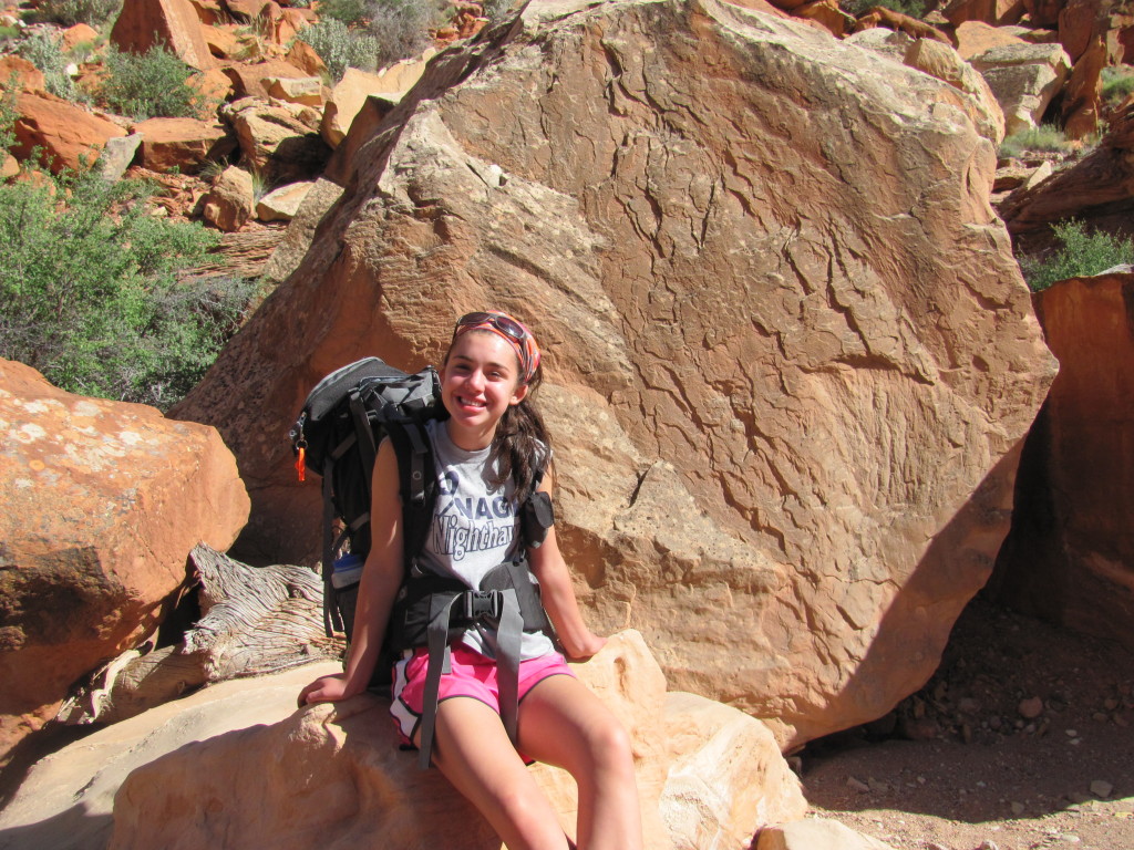Backpacking Capitol Reef: Taking a Break on the Chimney Rock Trail