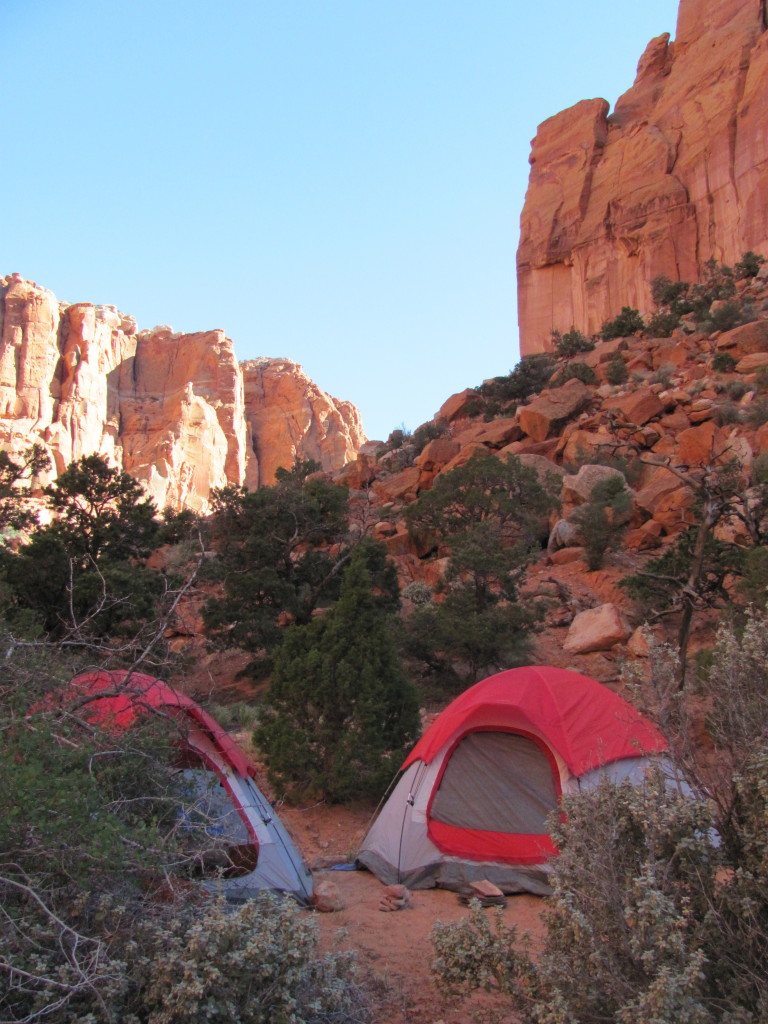 Backpacking Capitol Reef: Camping in Chimney Rock Canyon in Capitol Reef National Park