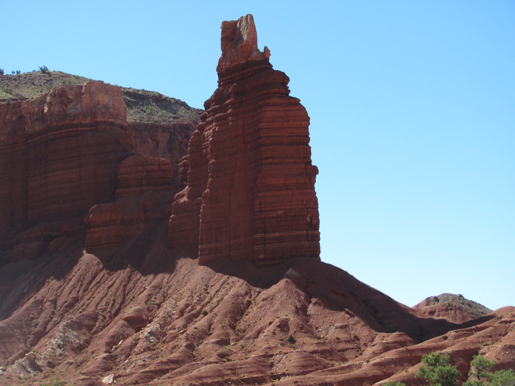 Backpacking Capitol Reef: Chimney Rock in Capitol Reef National Park