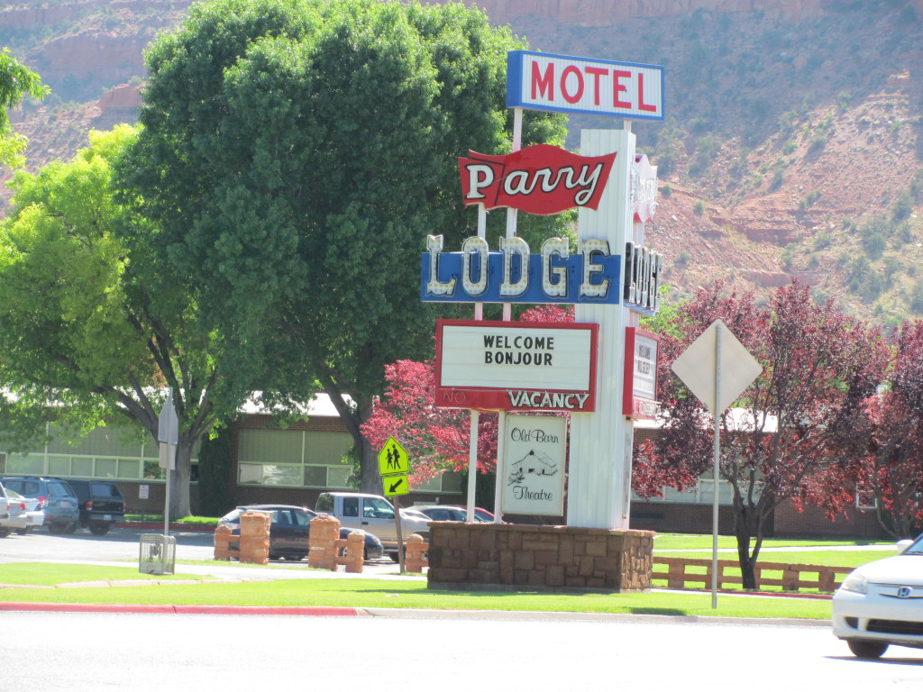 Parry Lodge Motel in Kanab, Utah