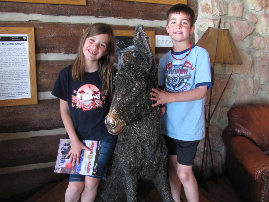 Brighty at the North Rim Lodge- Grand Canyon with kids