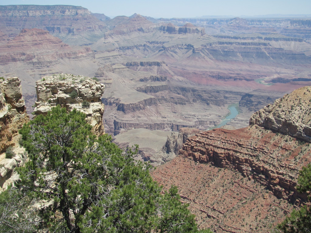 Grand Canyon Rim to Rim with kids: On the Rim Trail in Grand Canyon National Park