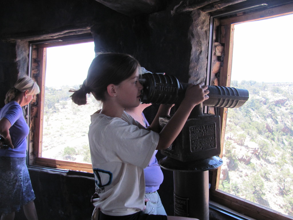 Grand Canyon Rim to Rim with kids: Enjoying the View From Desert Watchtower