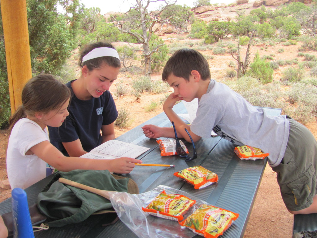 Lunch in Canyonlands National Park