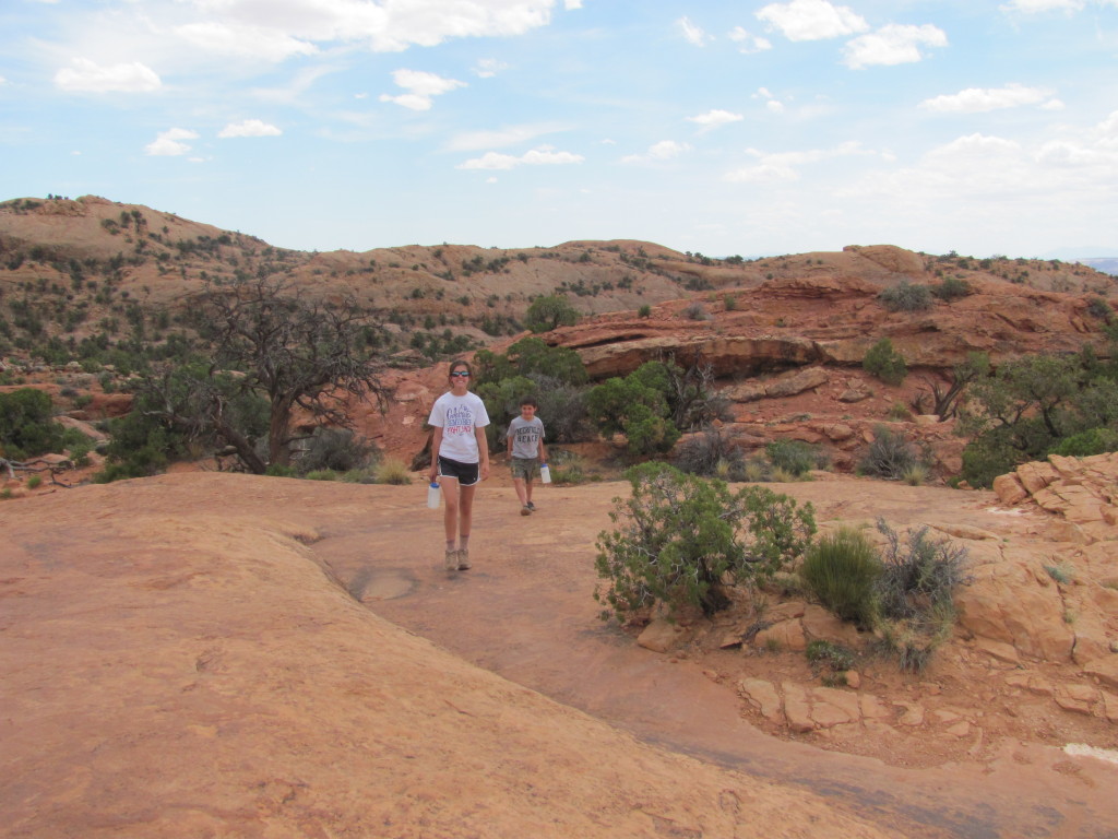 Hiking to Upheaval Dome- Canyonlands National Park