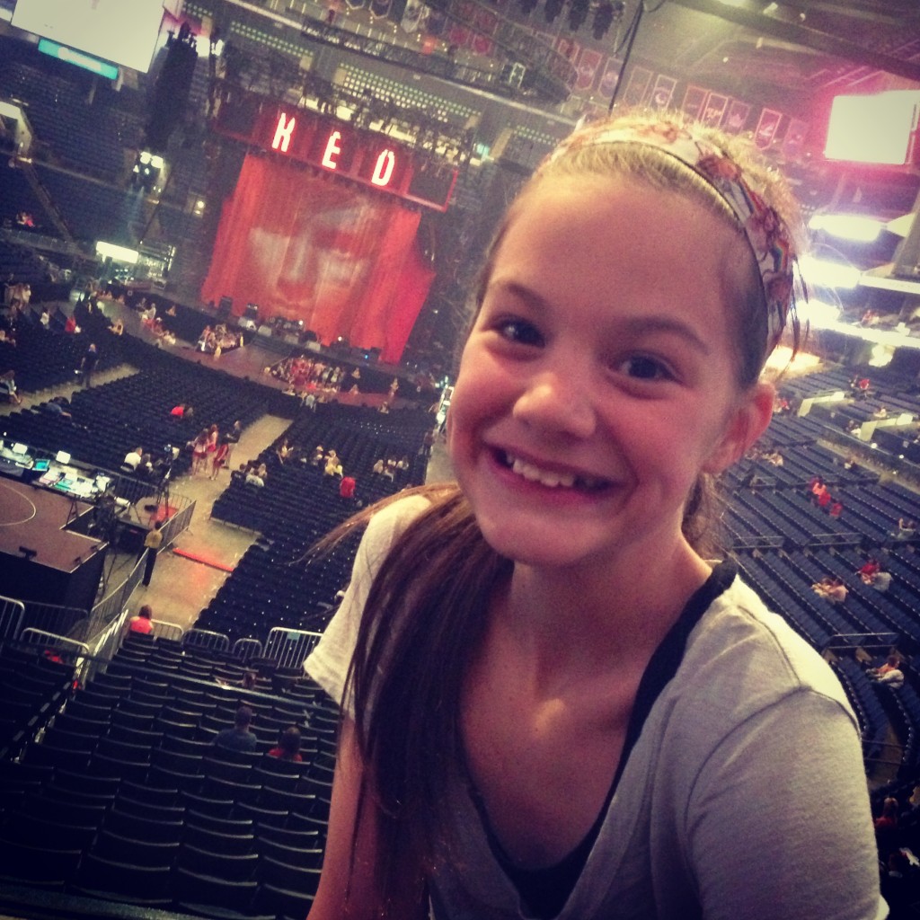Maya at Taylor Swift's Red Tour