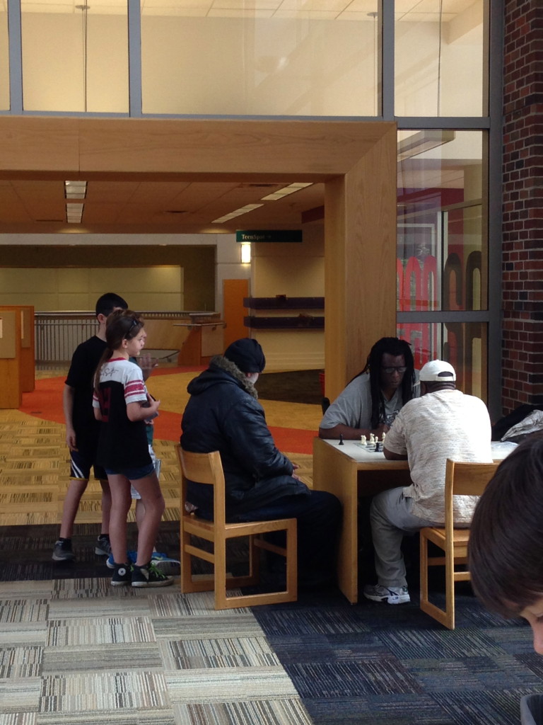 Speed Chess at the Main Library