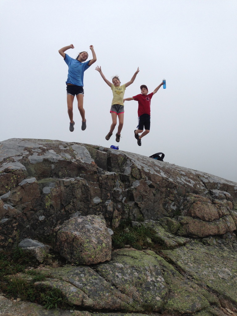 Climbing Cadillac Mountain With Kids : South Ridge Trail on Cadillac Mountain in Acadia National Park