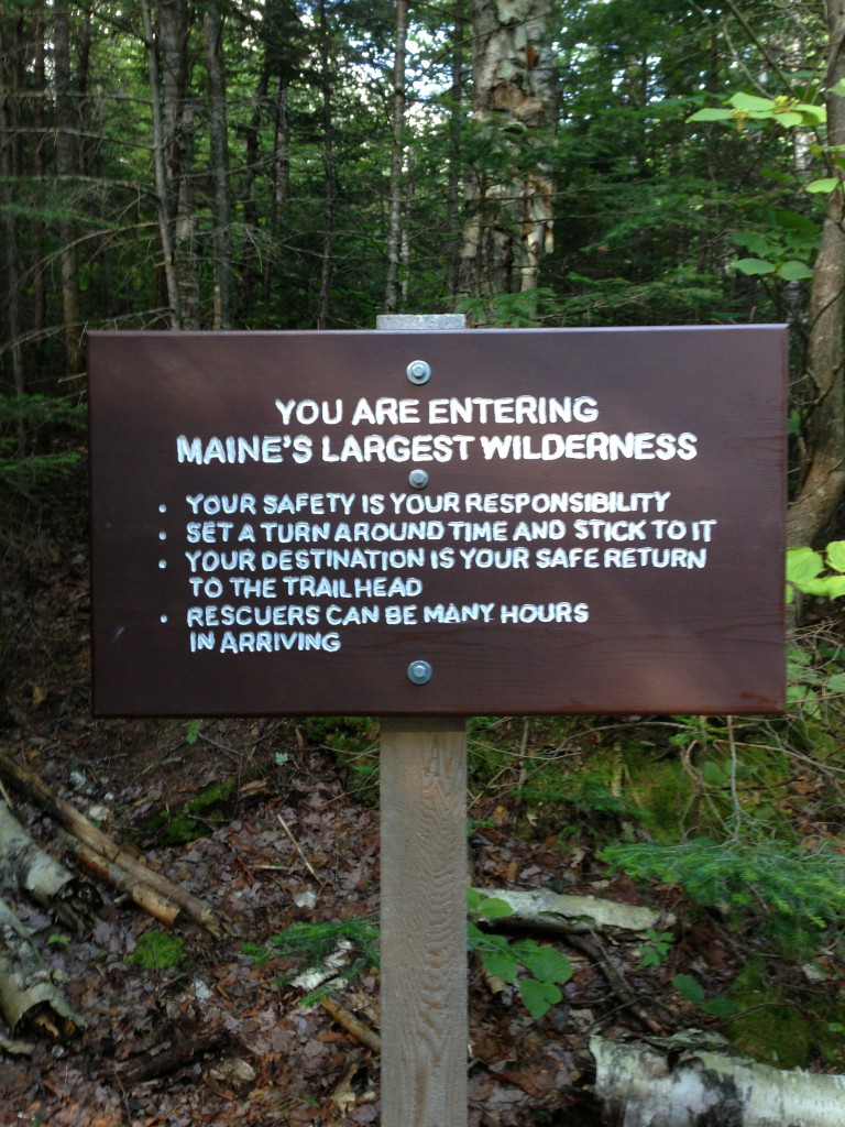 Maine Wilderness on the Chimney Pond Trail