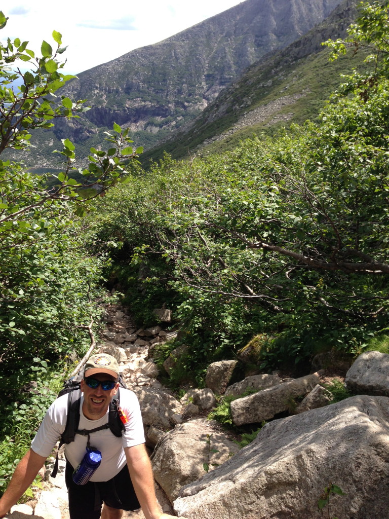Climbing Up the Saddle Trail in Baxter State Park