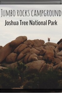 Jumbo Rocks Campground at Joshua Tree National Park