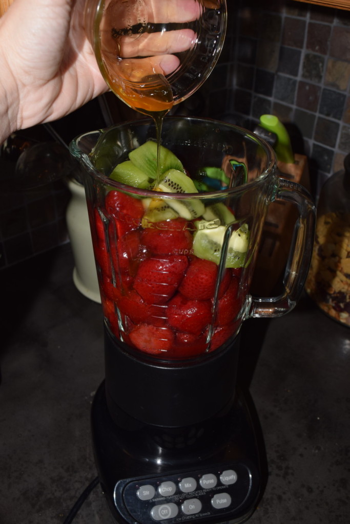 Homemade Fruit Leather Strawberry Kiwi