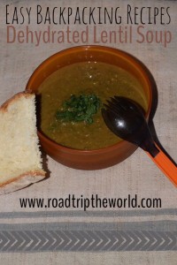 Backpacking Recipes Dehydrated Lentil Soup