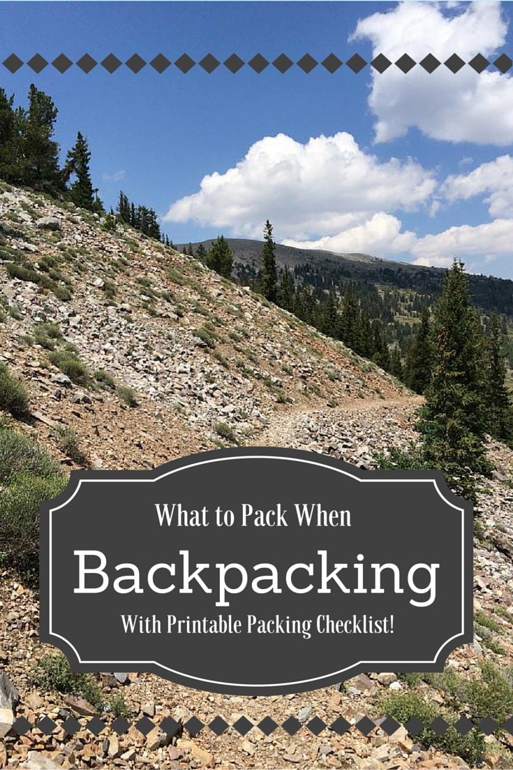 Backpacking Gear List - What to Pack When Backpacking