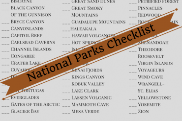 National Parks Checklist