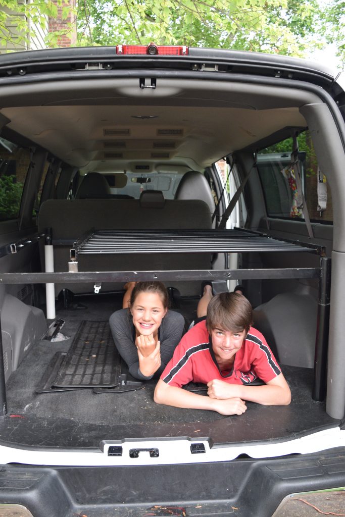 Building Bunk Beds in the Camper Van