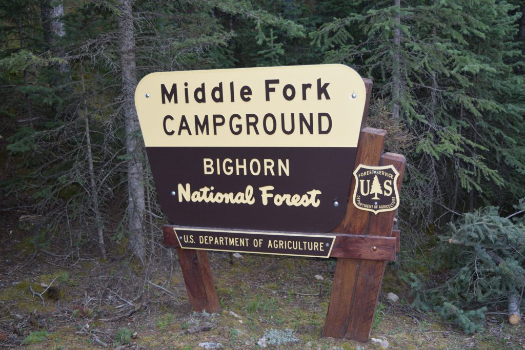 Middle Fork Campground Bighorn National Forest